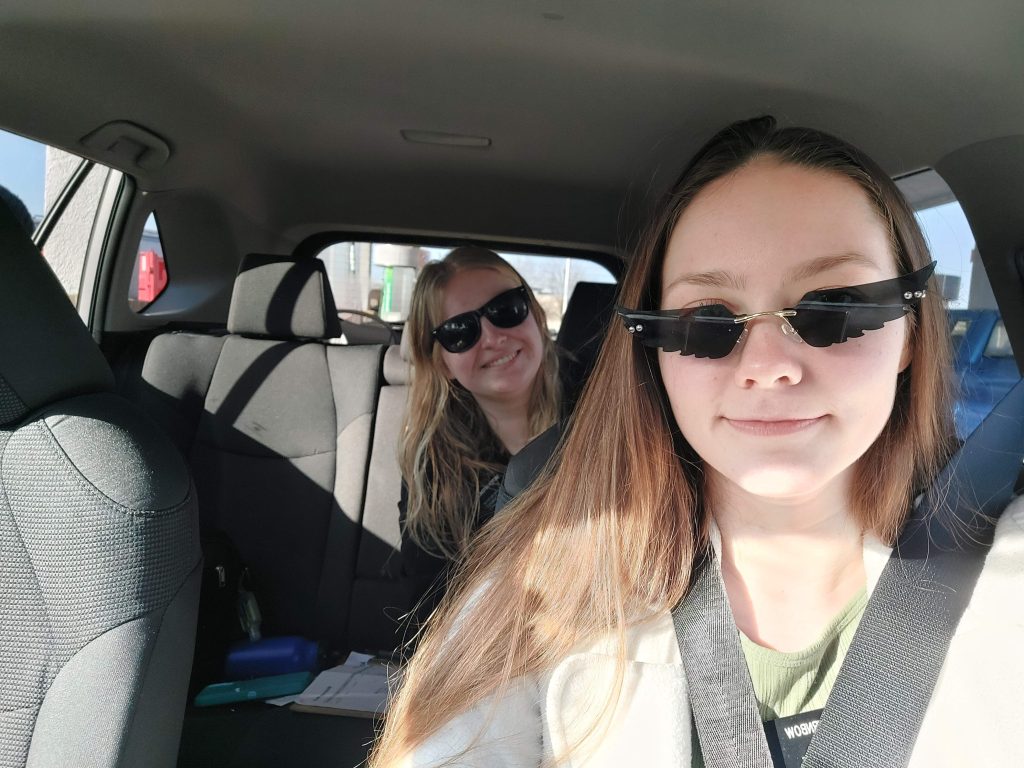 missionary car selfie